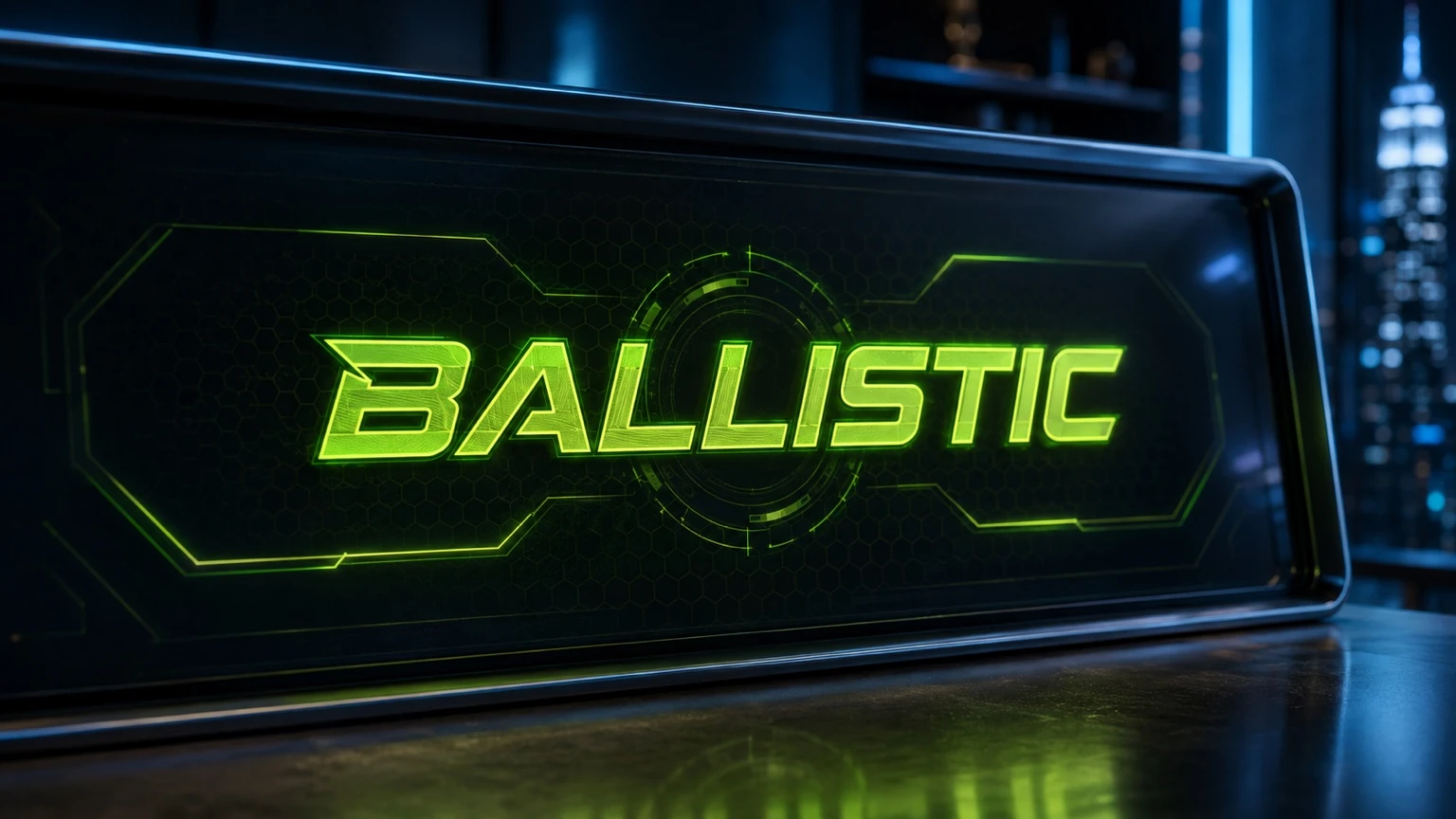 Neon BALLISTIC logo